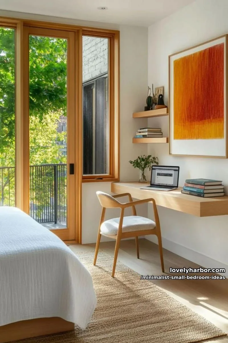 built-in desk nook beside the window for seamless functionality 1