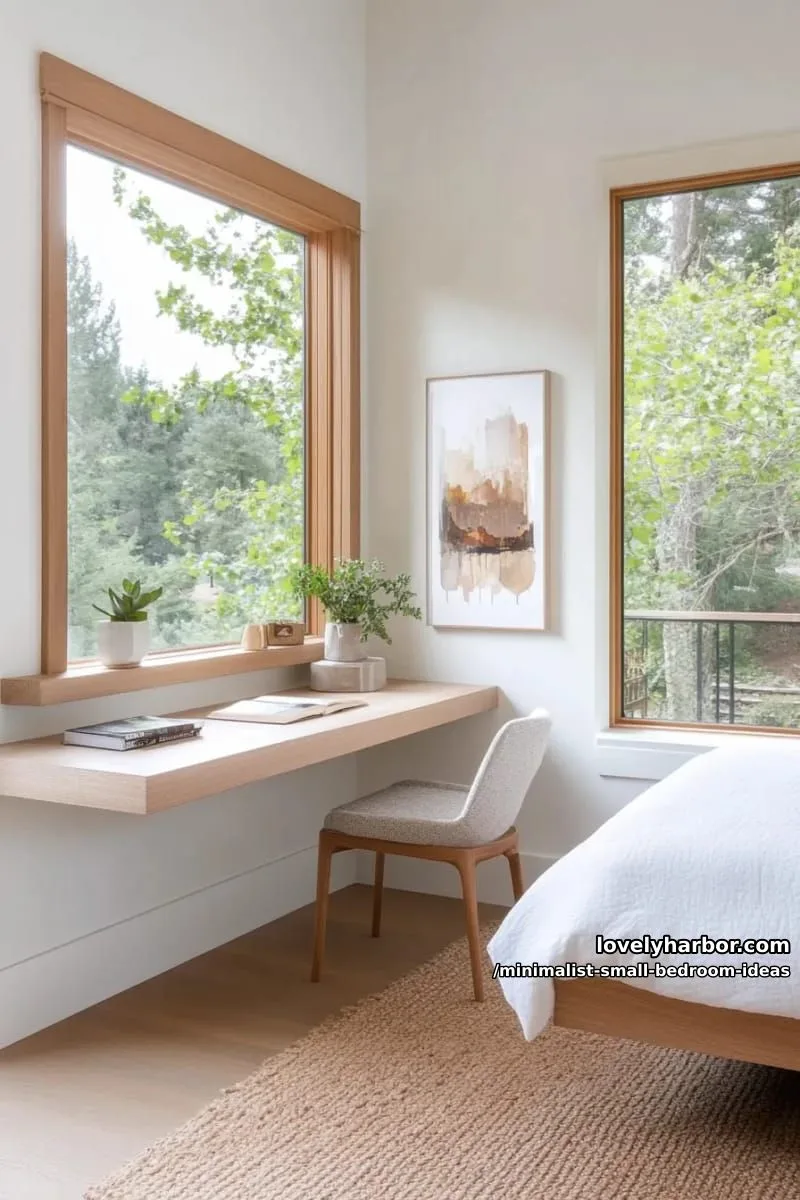 built-in desk nook beside the window for seamless functionality 1