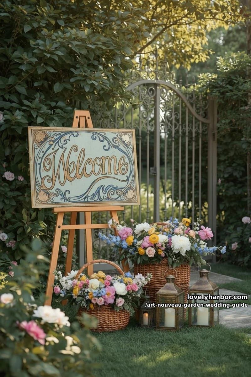 The Ultimate Art Nouveau Garden Wedding Guide: Timeless Romance Meets Nature 17 cohesive design from start to finish 1