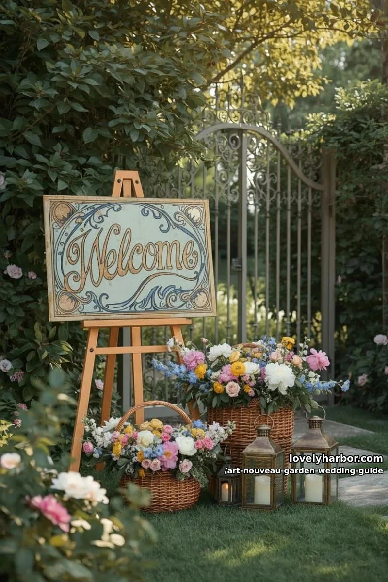 The Ultimate Art Nouveau Garden Wedding Guide: Timeless Romance Meets Nature 16 cohesive design from start to finish 1
