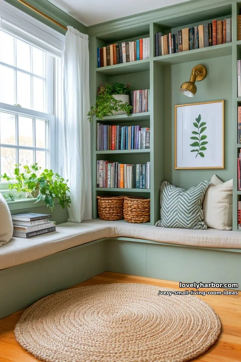 compact bookcase walls with integrated reading nooks 1