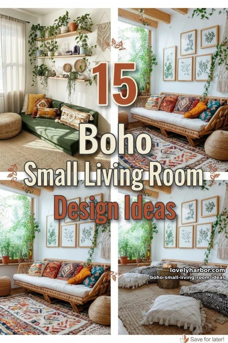 15 Boho Small Living Rooms Ideas That Turn Tiny Spaces Into Cozy Sanctuaries 40 decorate with boho small living room design ideas 39
