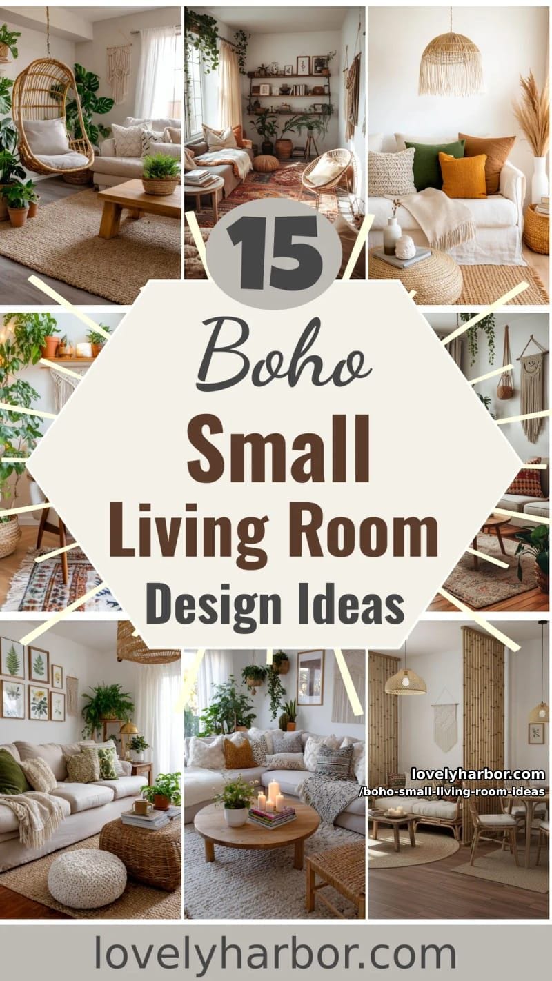 15 Boho Small Living Rooms Ideas That Turn Tiny Spaces Into Cozy Sanctuaries 44 decorate with boho small living room design ideas 43