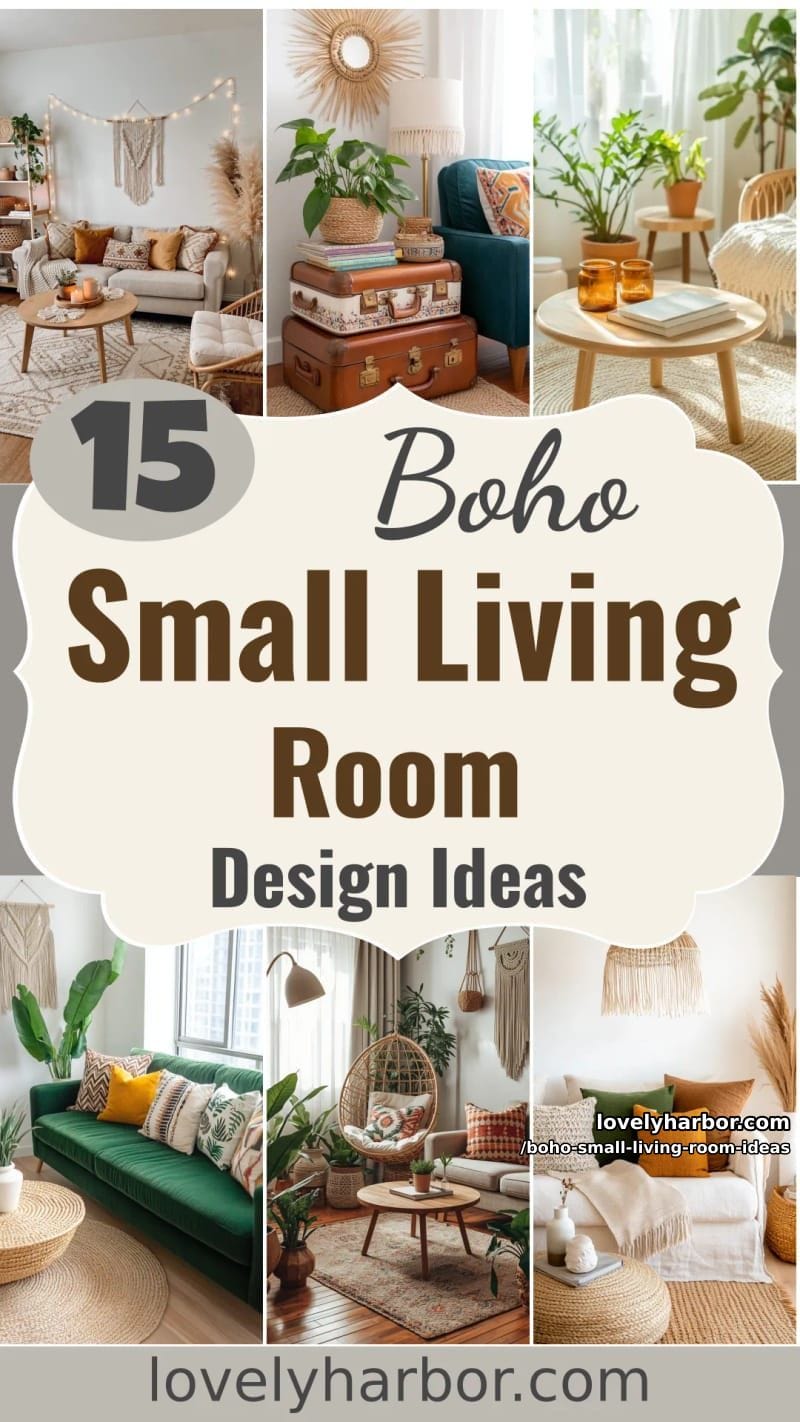 15 Boho Small Living Rooms Ideas That Turn Tiny Spaces Into Cozy Sanctuaries 49 decorate with boho small living room design ideas 48