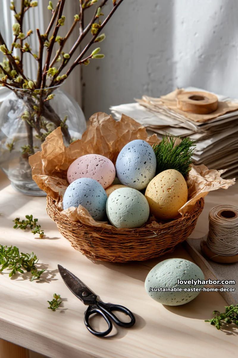 diy seed paper eggs as both décor and sustainable party favors 1