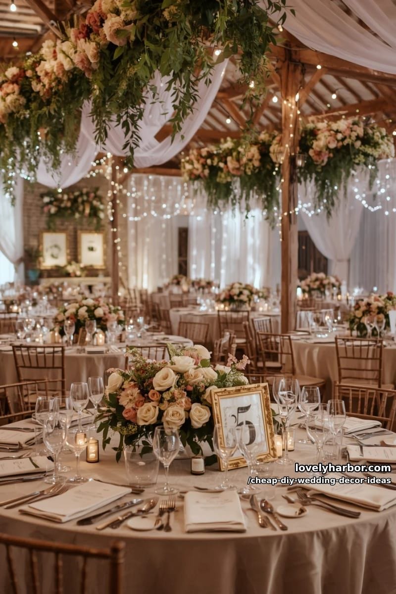 dollar store picture frames for rustic table numbers 1