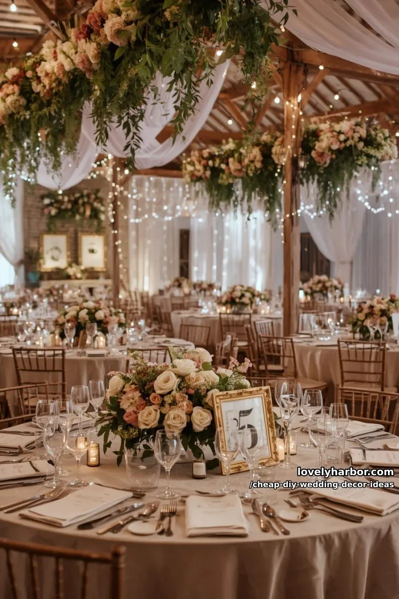 dollar store picture frames for rustic table numbers 1