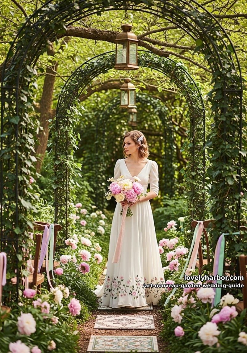 The Ultimate Art Nouveau Garden Wedding Guide: Timeless Romance Meets Nature 12 dresses with soft movement and detail 1