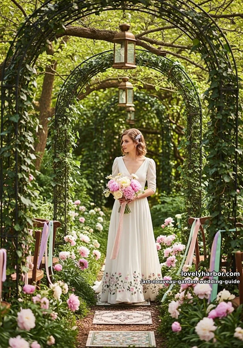 The Ultimate Art Nouveau Garden Wedding Guide: Timeless Romance Meets Nature 11 dresses with soft movement and detail 1