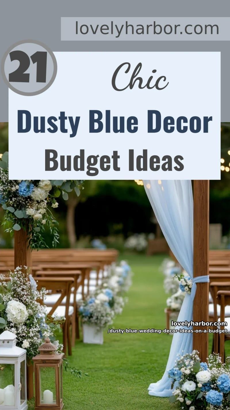 21 Dusty Blue Wedding Decor Ideas On A Budget For You 59 dusty blue wedding decor ideas on a budget - Collage 58