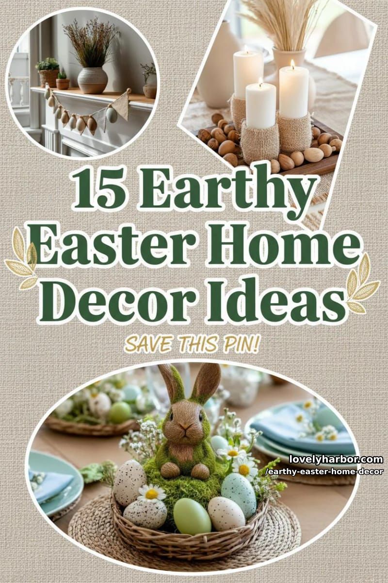 15 Earthy Easter Home Decor For A Nature-Friendly Seasonal Touch 37 earthy easter home decor - Collage 36