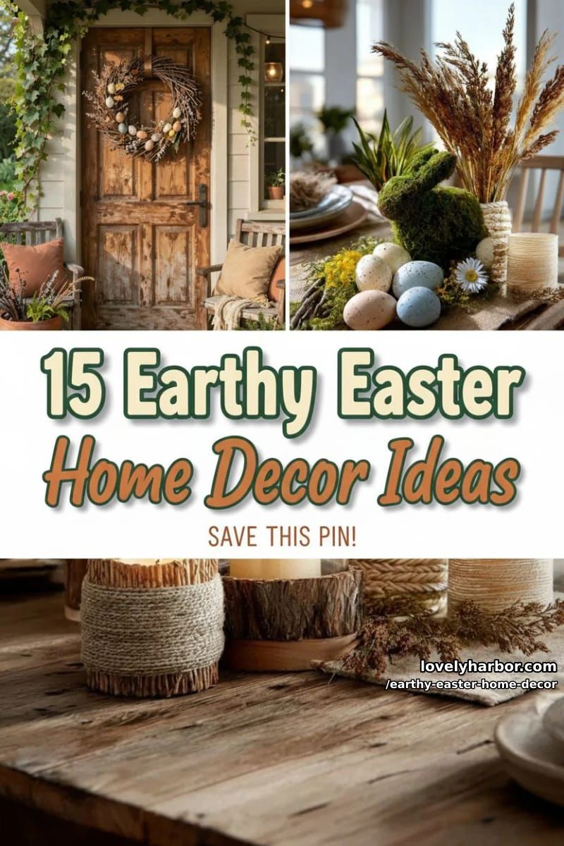 15 Earthy Easter Home Decor For A Nature-Friendly Seasonal Touch 38 earthy easter home decor - Collage 37