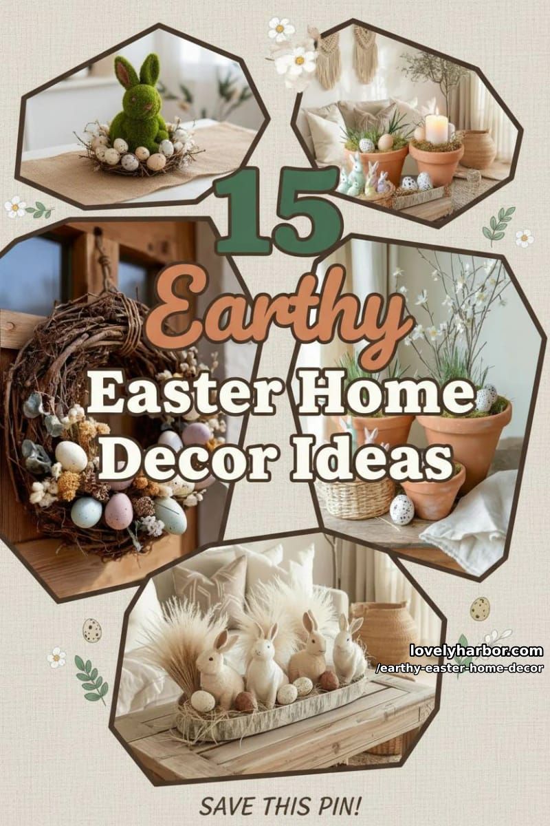 15 Earthy Easter Home Decor For A Nature-Friendly Seasonal Touch 40 earthy easter home decor - Collage 39