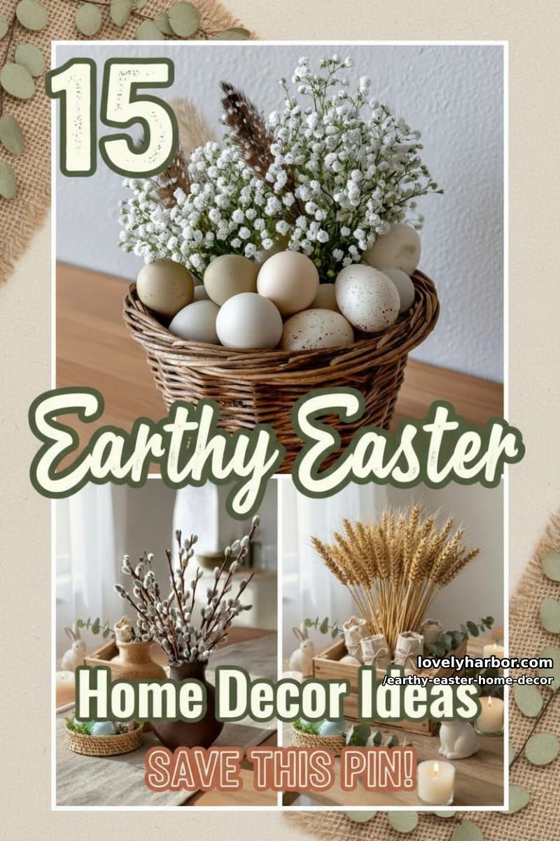 15 Earthy Easter Home Decor For A Nature-Friendly Seasonal Touch 41 earthy easter home decor - Collage 40