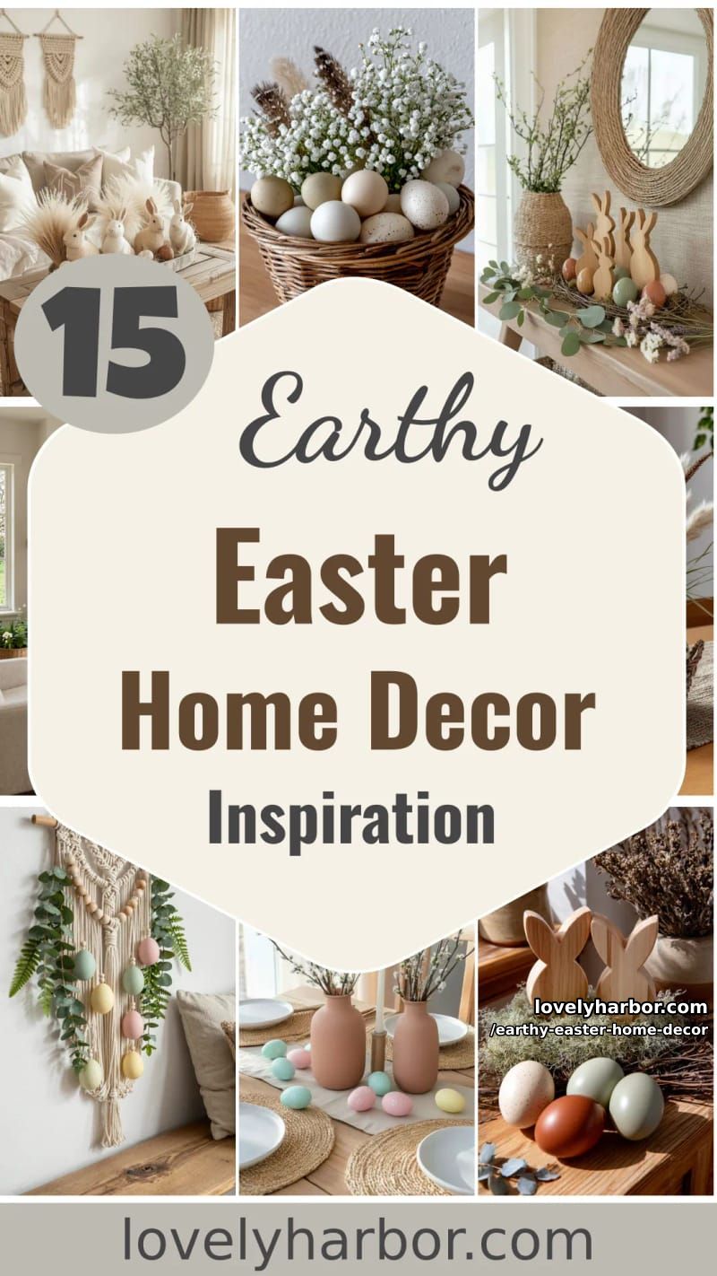 15 Earthy Easter Home Decor For A Nature-Friendly Seasonal Touch 42 earthy easter home decor - Collage 41