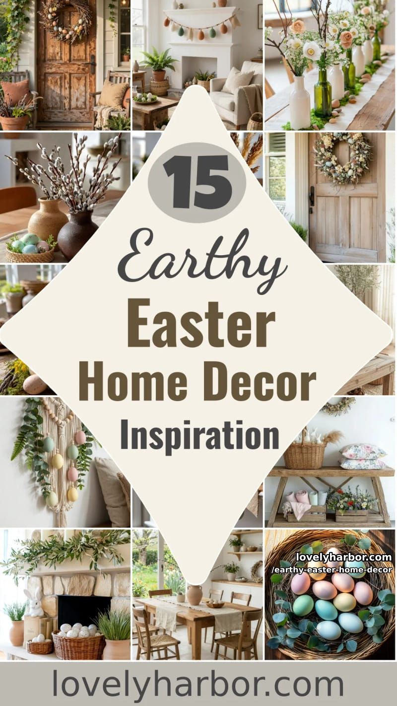 15 Earthy Easter Home Decor For A Nature-Friendly Seasonal Touch 43 earthy easter home decor - Collage 42