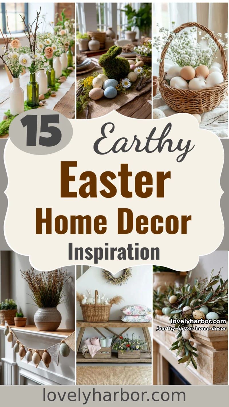 15 Earthy Easter Home Decor For A Nature-Friendly Seasonal Touch 44 earthy easter home decor - Collage 43