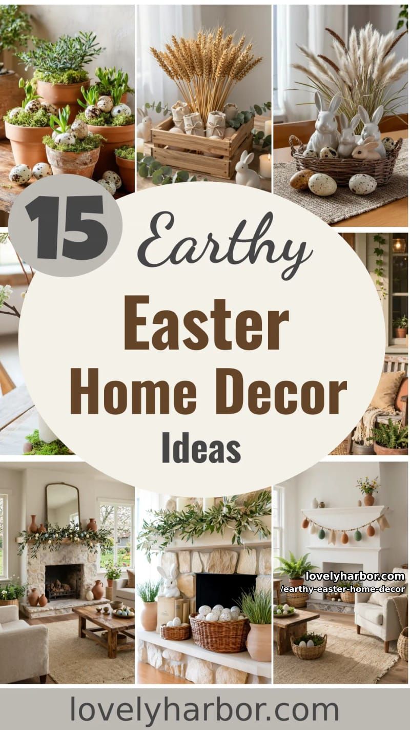 15 Earthy Easter Home Decor For A Nature-Friendly Seasonal Touch 46 earthy easter home decor - Collage 45