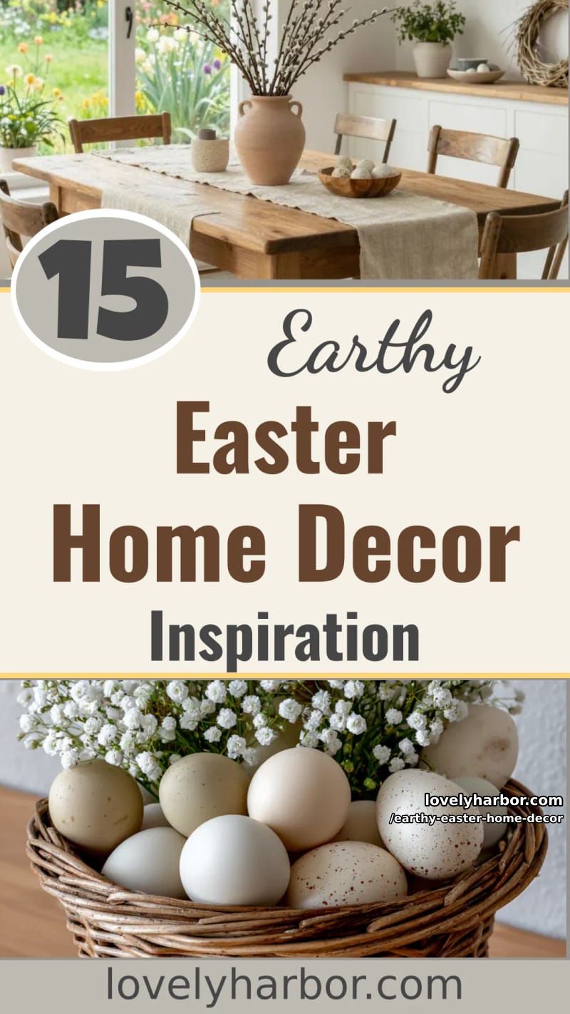 15 Earthy Easter Home Decor For A Nature-Friendly Seasonal Touch 47 earthy easter home decor - Collage 46