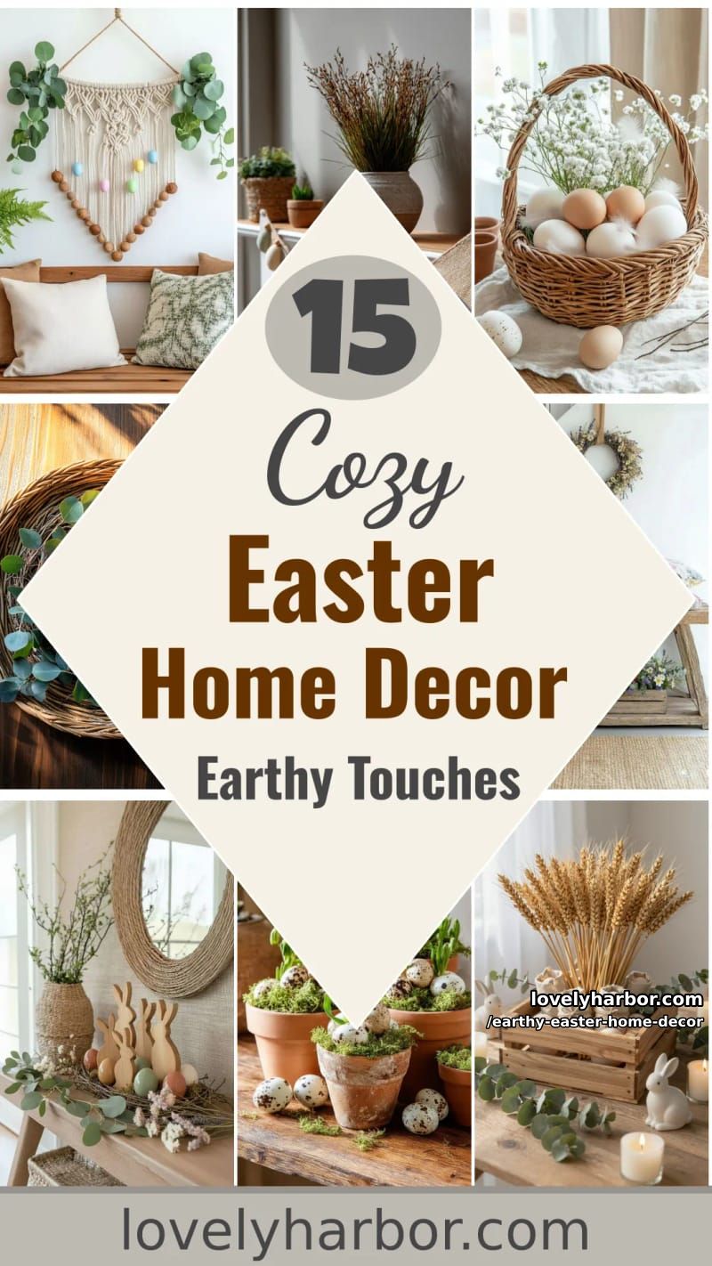 15 Earthy Easter Home Decor For A Nature-Friendly Seasonal Touch 49 earthy easter home decor - Collage 48