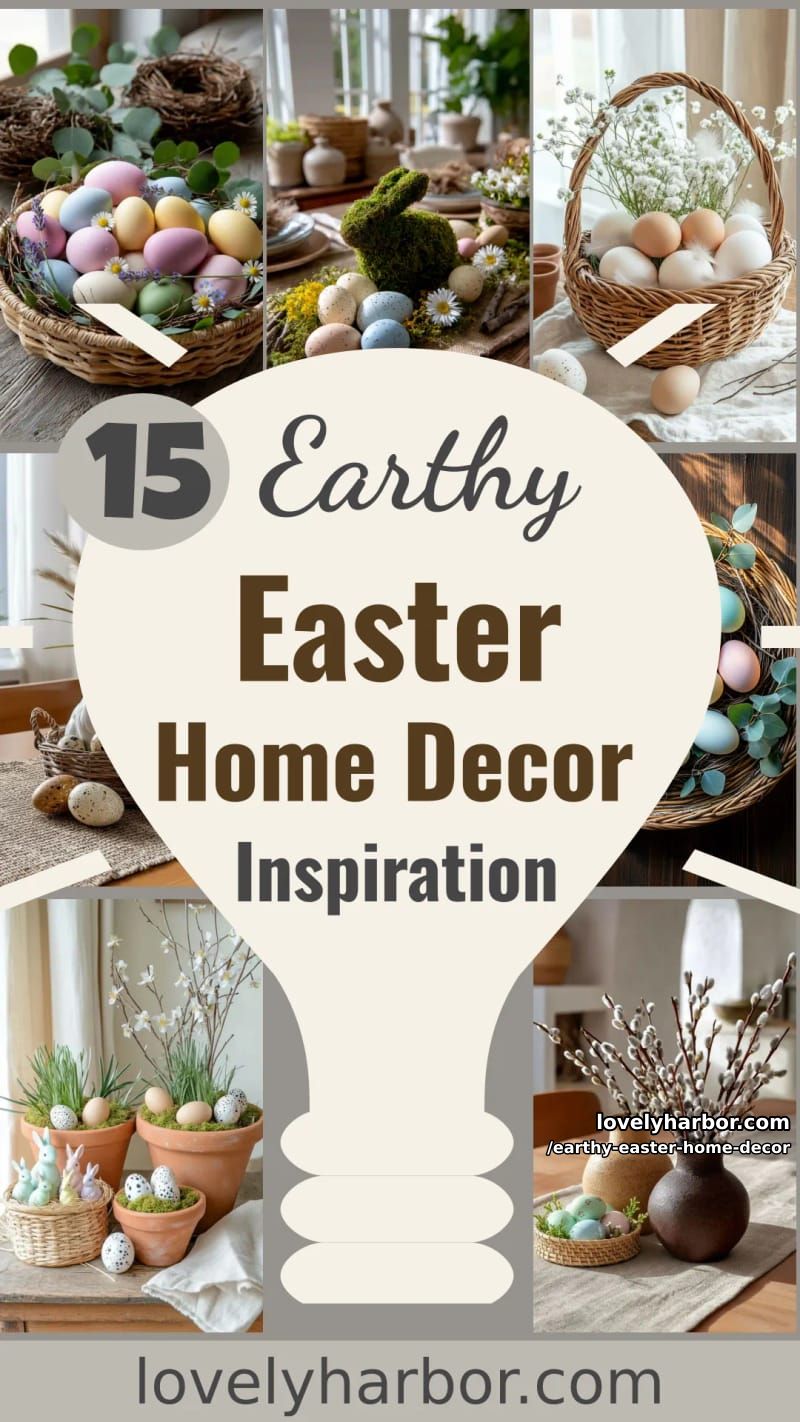 15 Earthy Easter Home Decor For A Nature-Friendly Seasonal Touch 50 earthy easter home decor - Collage 49