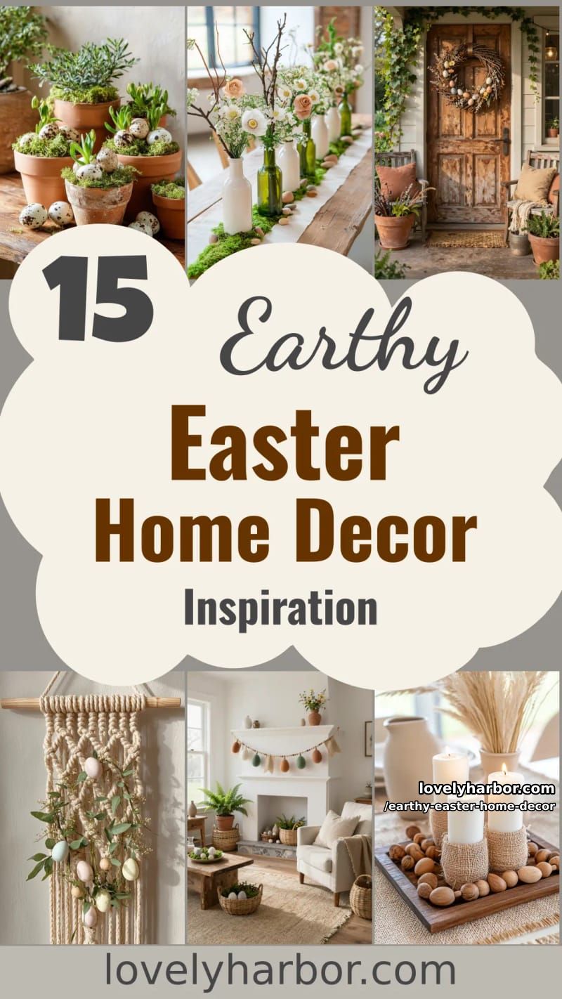 15 Earthy Easter Home Decor For A Nature-Friendly Seasonal Touch 52 earthy easter home decor - Collage 51