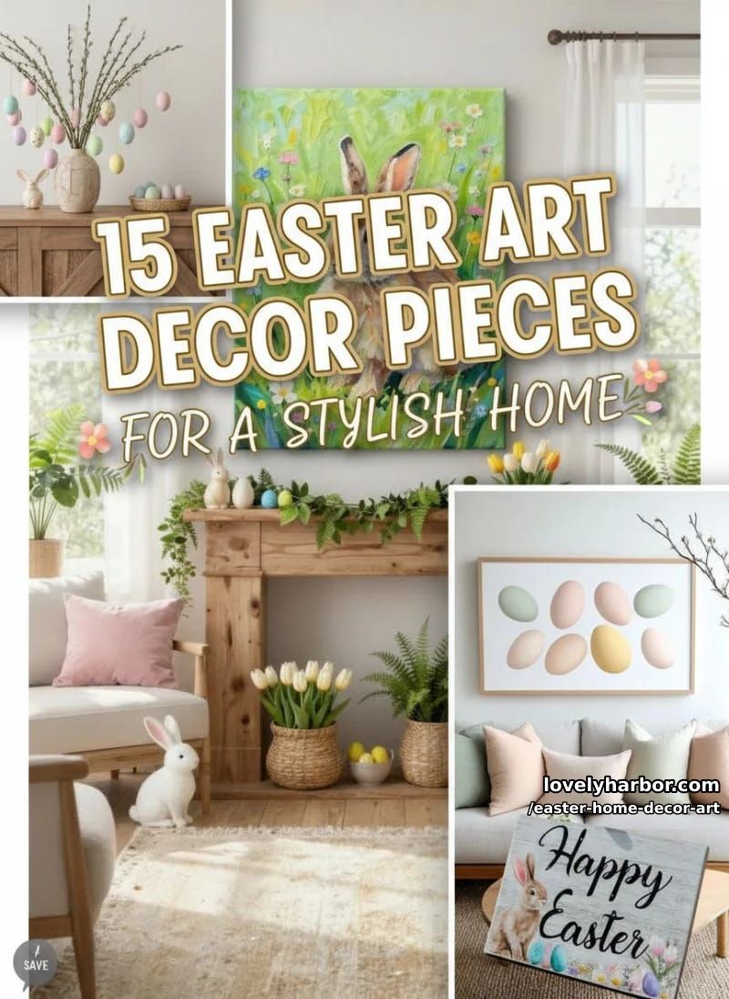 15 Easter Home Decor Art Ideas That Add A Creative Touch 44 easter home decor art - Collage 43