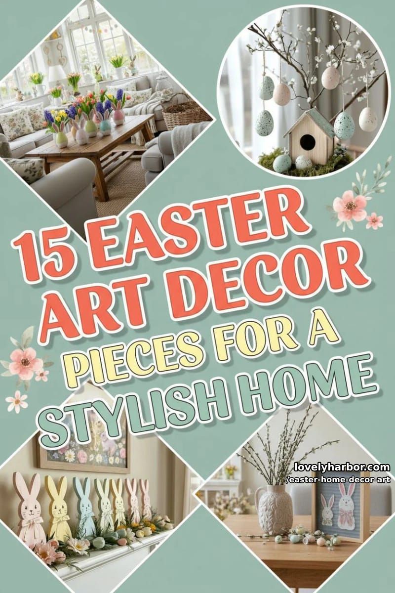 15 Easter Home Decor Art Ideas That Add A Creative Touch 46 easter home decor art - Collage 45