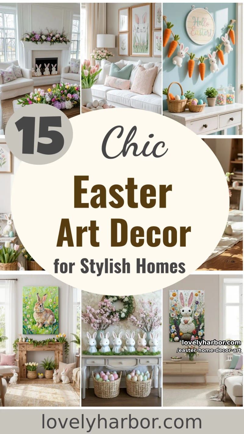 15 Easter Home Decor Art Ideas That Add A Creative Touch 51 easter home decor art - Collage 50