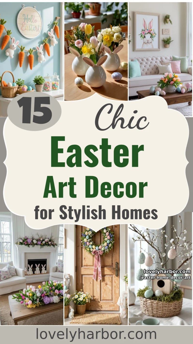 15 Easter Home Decor Art Ideas That Add A Creative Touch 52 easter home decor art - Collage 51