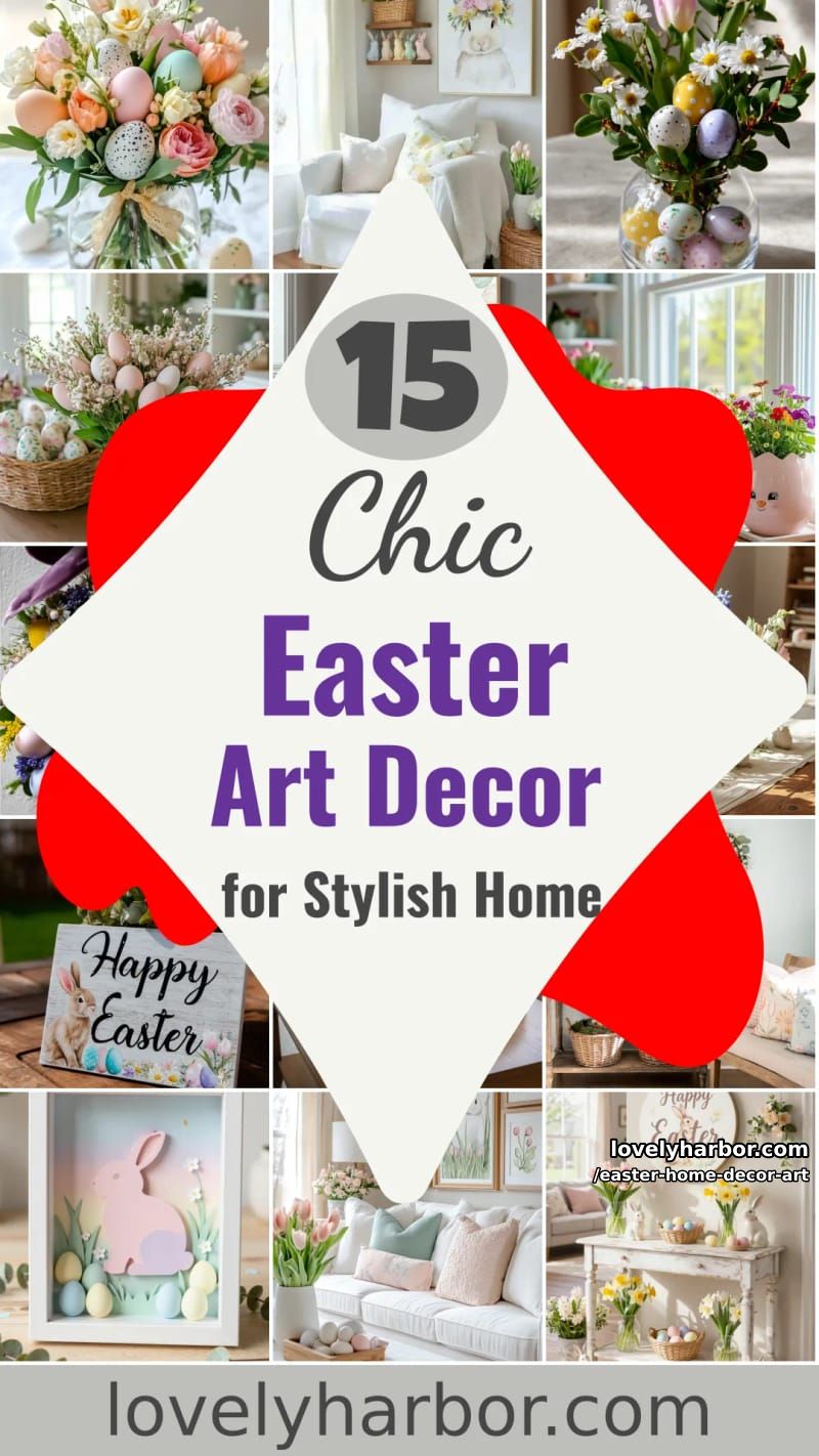 15 Easter Home Decor Art Ideas That Add A Creative Touch 53 easter home decor art - Collage 52