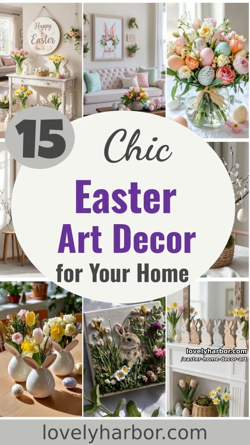 15 Easter Home Decor Art Ideas That Add A Creative Touch 55 easter home decor art - Collage 54