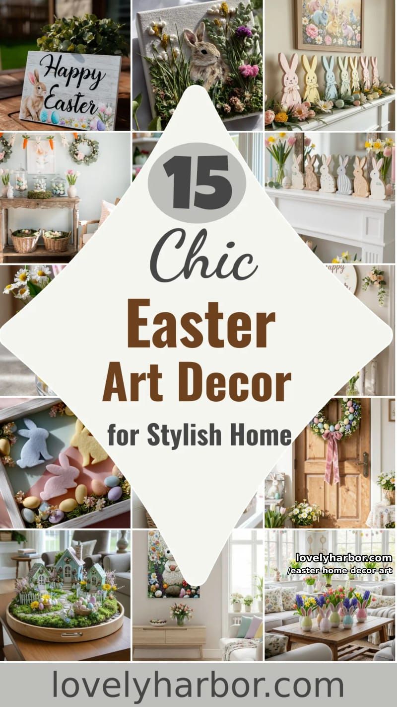 15 Easter Home Decor Art Ideas That Add A Creative Touch 56 easter home decor art - Collage 55