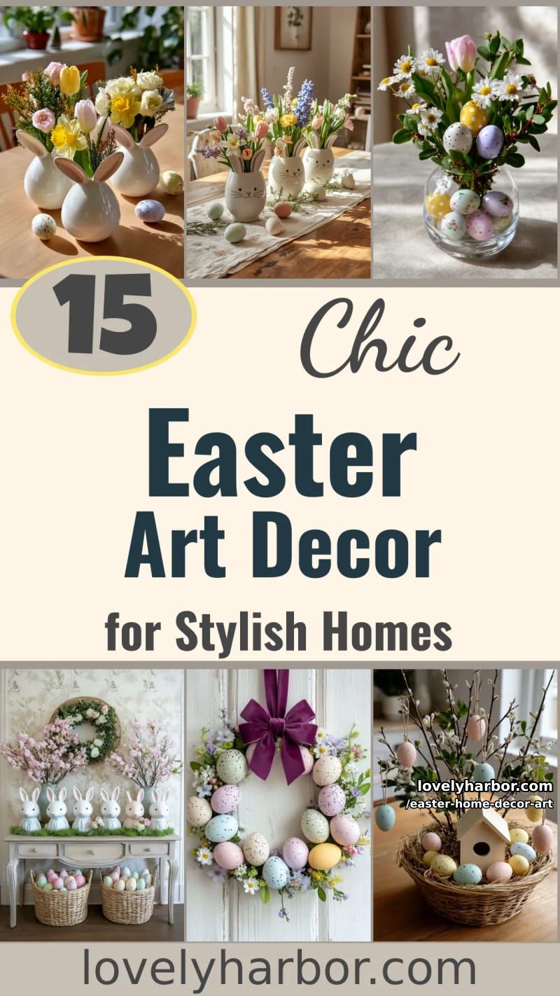15 Easter Home Decor Art Ideas That Add A Creative Touch 58 easter home decor art - Collage 57
