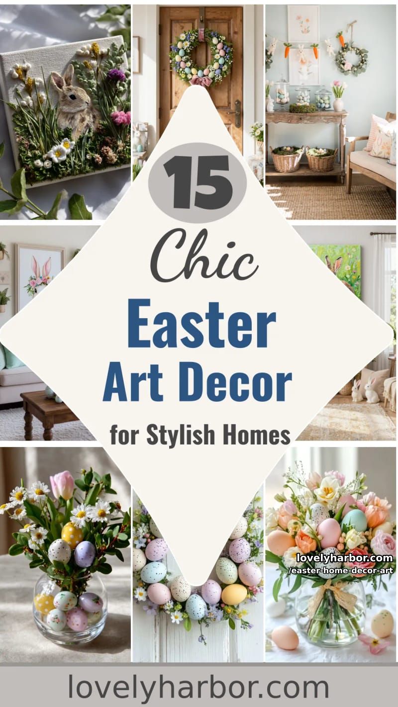 15 Easter Home Decor Art Ideas That Add A Creative Touch 59 easter home decor art - Collage 58