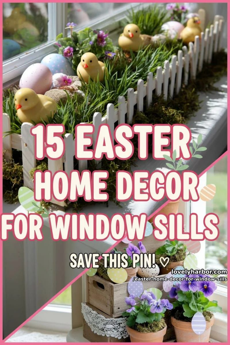 15 Easter Home Decor for Window Sills That Feels Fresh and Festive 42 easter home decor for window sills - Collage 41