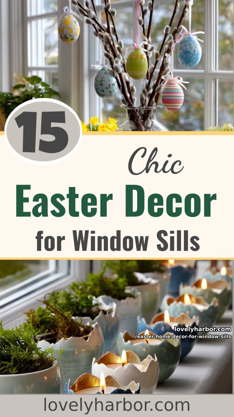 15 Easter Home Decor for Window Sills That Feels Fresh and Festive 49 easter home decor for window sills - Collage 48