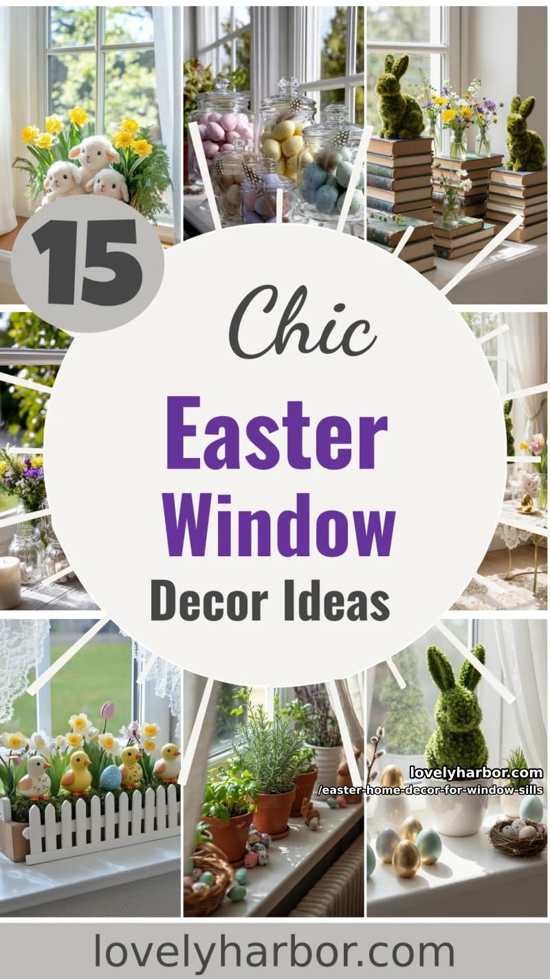 15 Easter Home Decor for Window Sills That Feels Fresh and Festive 53 easter home decor for window sills - Collage 52