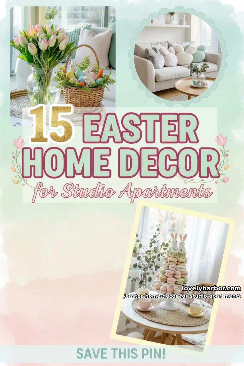 15 Easter Home Decor For Studio Apartments That Makes Small Spaces Bloom 35 enjoy decorating with these easter home decor ideas for studio apartments 34
