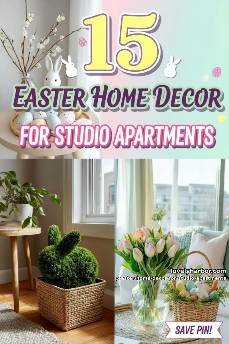 15 Easter Home Decor For Studio Apartments That Makes Small Spaces Bloom 36 enjoy decorating with these easter home decor ideas for studio apartments 35