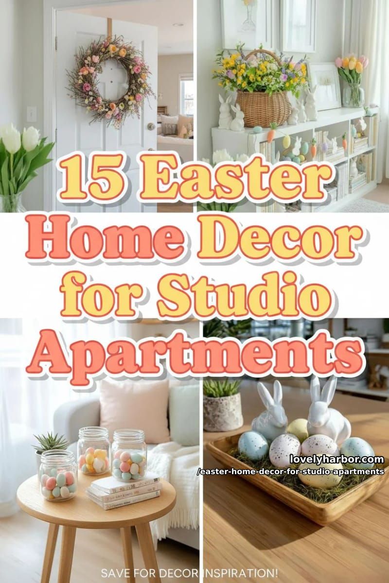 15 Easter Home Decor For Studio Apartments That Makes Small Spaces Bloom 38 enjoy decorating with these easter home decor ideas for studio apartments 37