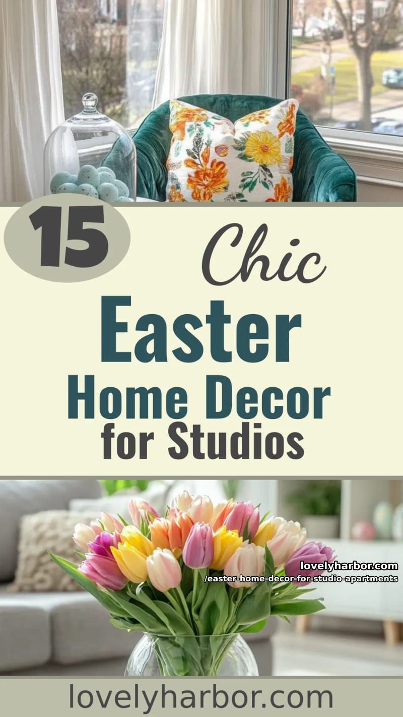 15 Easter Home Decor For Studio Apartments That Makes Small Spaces Bloom 40 enjoy decorating with these easter home decor ideas for studio apartments 39