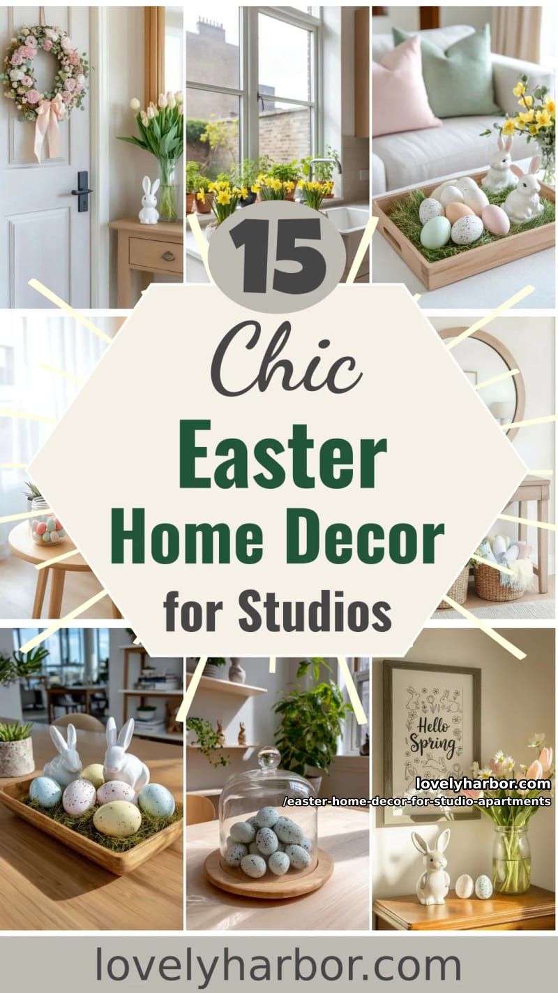 15 Easter Home Decor For Studio Apartments That Makes Small Spaces Bloom 41 enjoy decorating with these easter home decor ideas for studio apartments 40