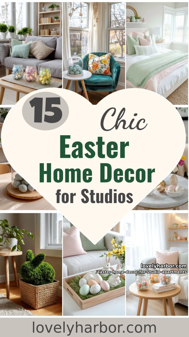 15 Easter Home Decor For Studio Apartments That Makes Small Spaces Bloom 43 enjoy decorating with these easter home decor ideas for studio apartments 42