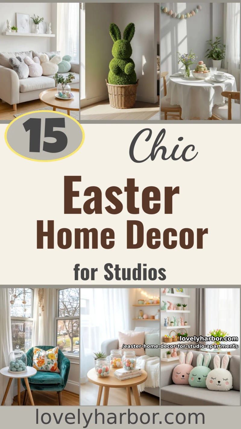 15 Easter Home Decor For Studio Apartments That Makes Small Spaces Bloom 44 enjoy decorating with these easter home decor ideas for studio apartments 43