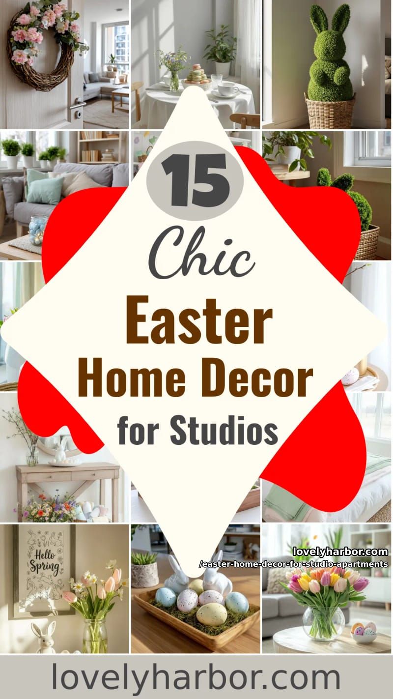 15 Easter Home Decor For Studio Apartments That Makes Small Spaces Bloom 45 enjoy decorating with these easter home decor ideas for studio apartments 44