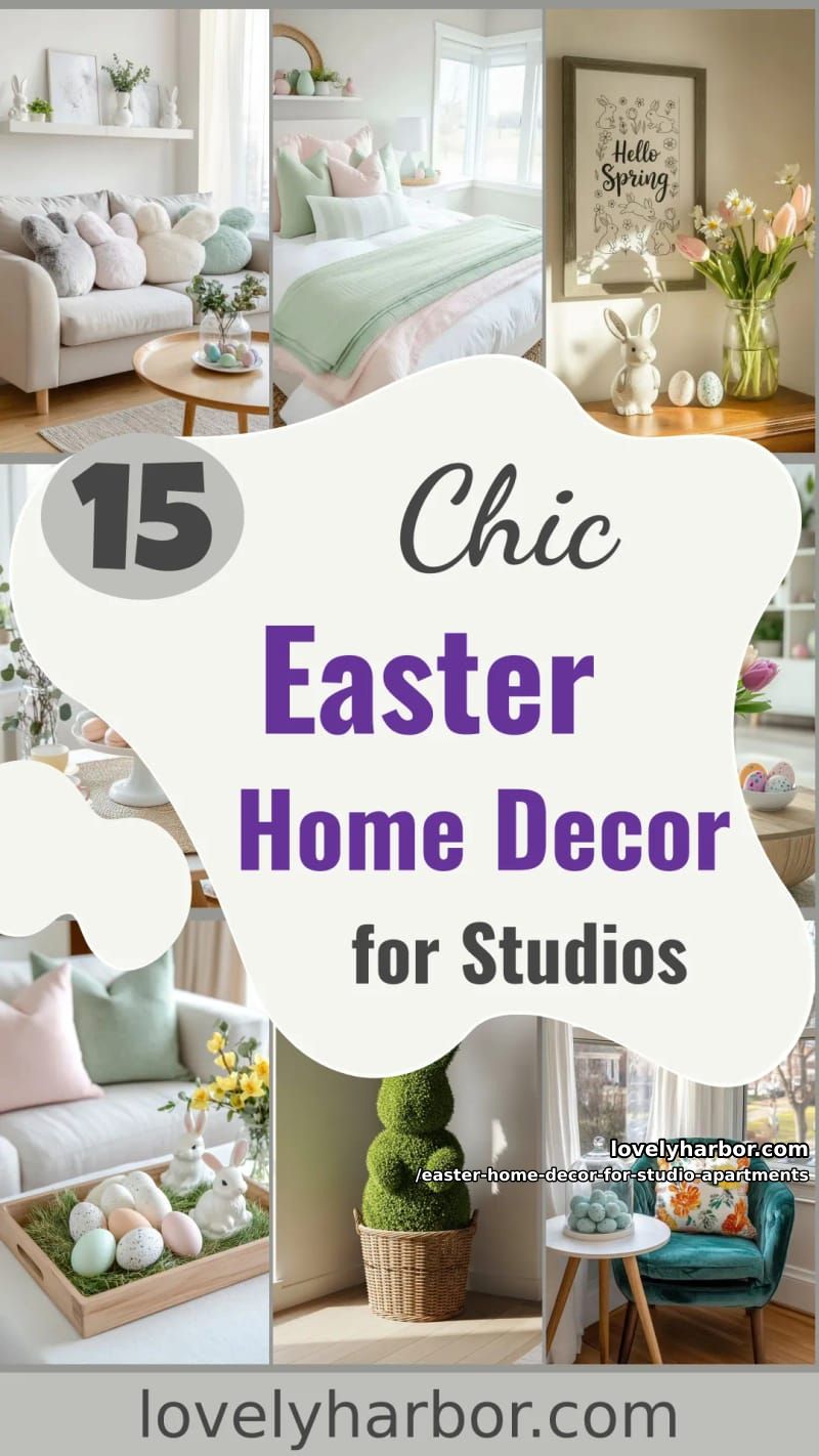 15 Easter Home Decor For Studio Apartments That Makes Small Spaces Bloom 46 enjoy decorating with these easter home decor ideas for studio apartments 45