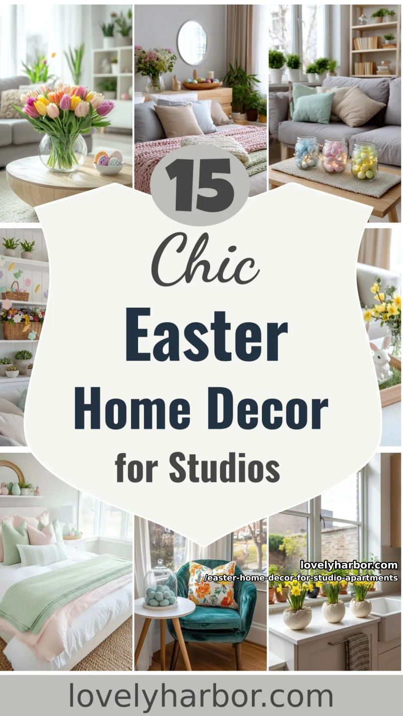 15 Easter Home Decor For Studio Apartments That Makes Small Spaces Bloom 48 enjoy decorating with these easter home decor ideas for studio apartments 47