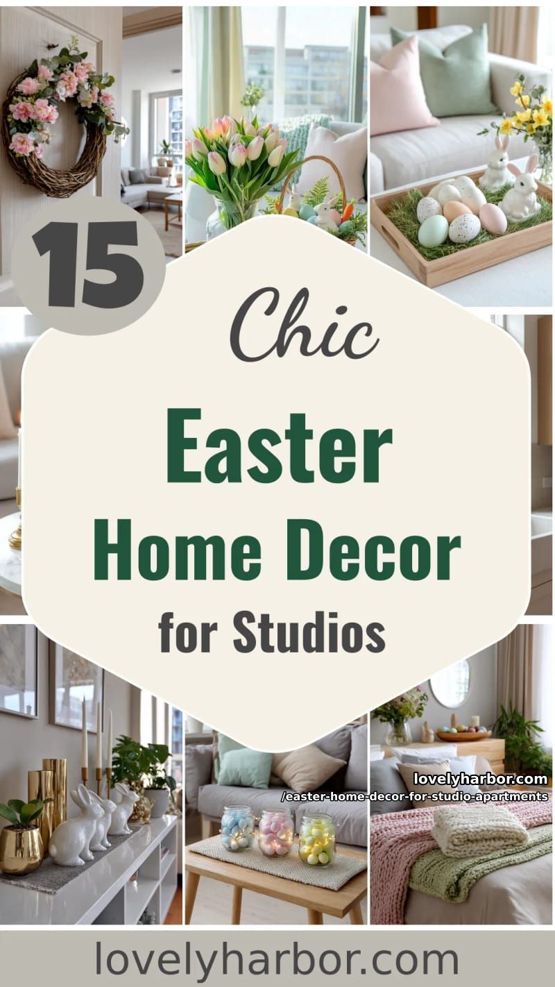 15 Easter Home Decor For Studio Apartments That Makes Small Spaces Bloom 49 enjoy decorating with these easter home decor ideas for studio apartments 48