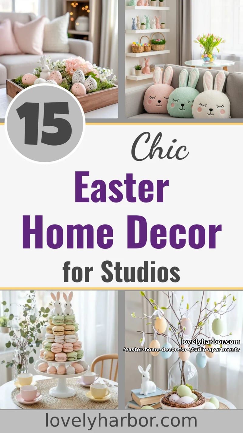 15 Easter Home Decor For Studio Apartments That Makes Small Spaces Bloom 50 enjoy decorating with these easter home decor ideas for studio apartments 49